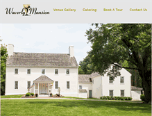 Tablet Screenshot of historicwaverlymansion.com